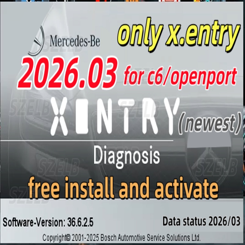 Auto Repair Shop Diagnostics - Nuovissimo software diagnostico Xentry 2026 per