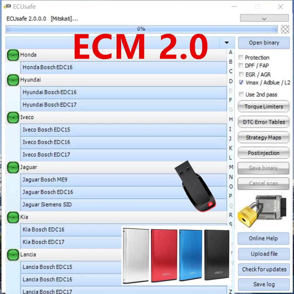 2025 Vendita calda ECUSafe 2.0 - Auto Repair Shop Diagnostics recensione e prezzo